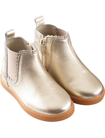 Bottines cuir enfant Rosy