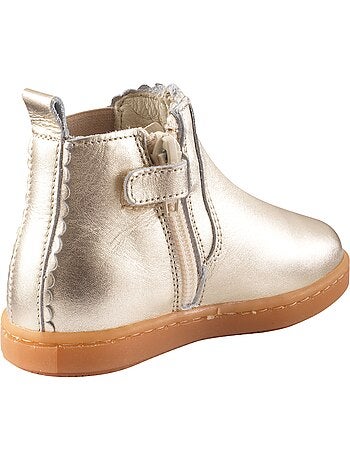 Bottines cuir enfant Rosy