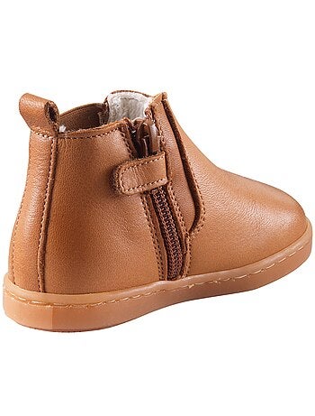 Bottines cuir fourrées enfant Rosy