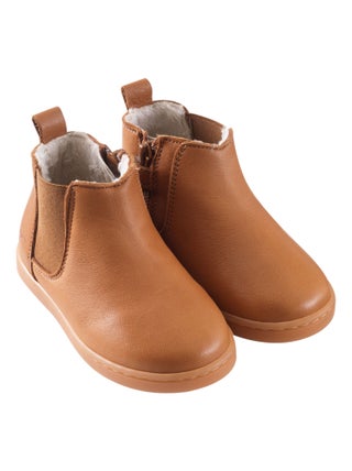 Bottines cuir fourrées enfant Rosy