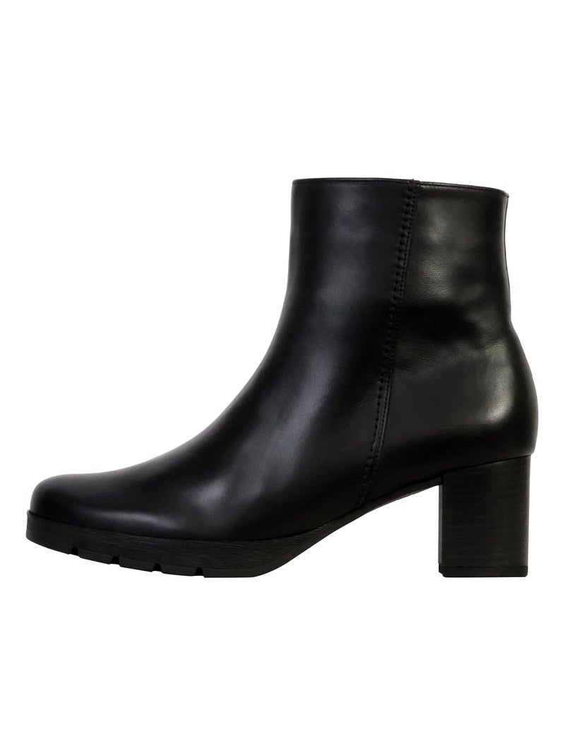 Bottines Cuir Gabor Noir - Kiabi