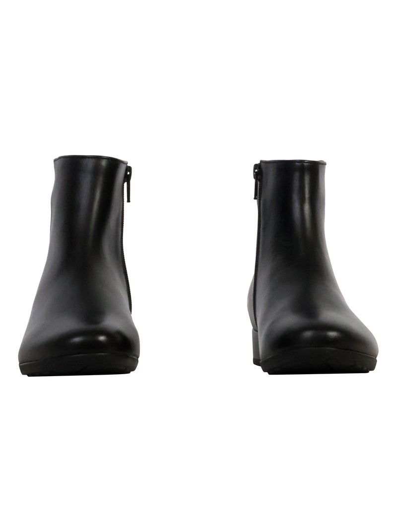 Bottines Cuir Gabor Noir - Kiabi