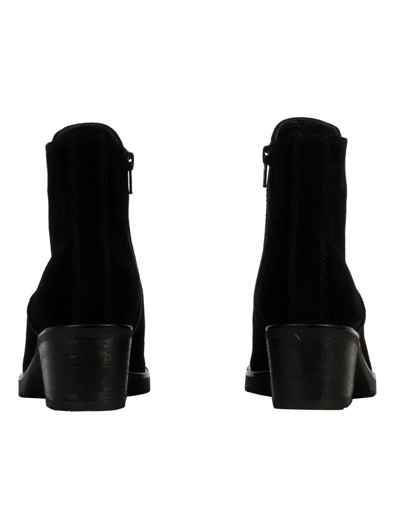 Bottines Cuir Gabor Noir - Kiabi