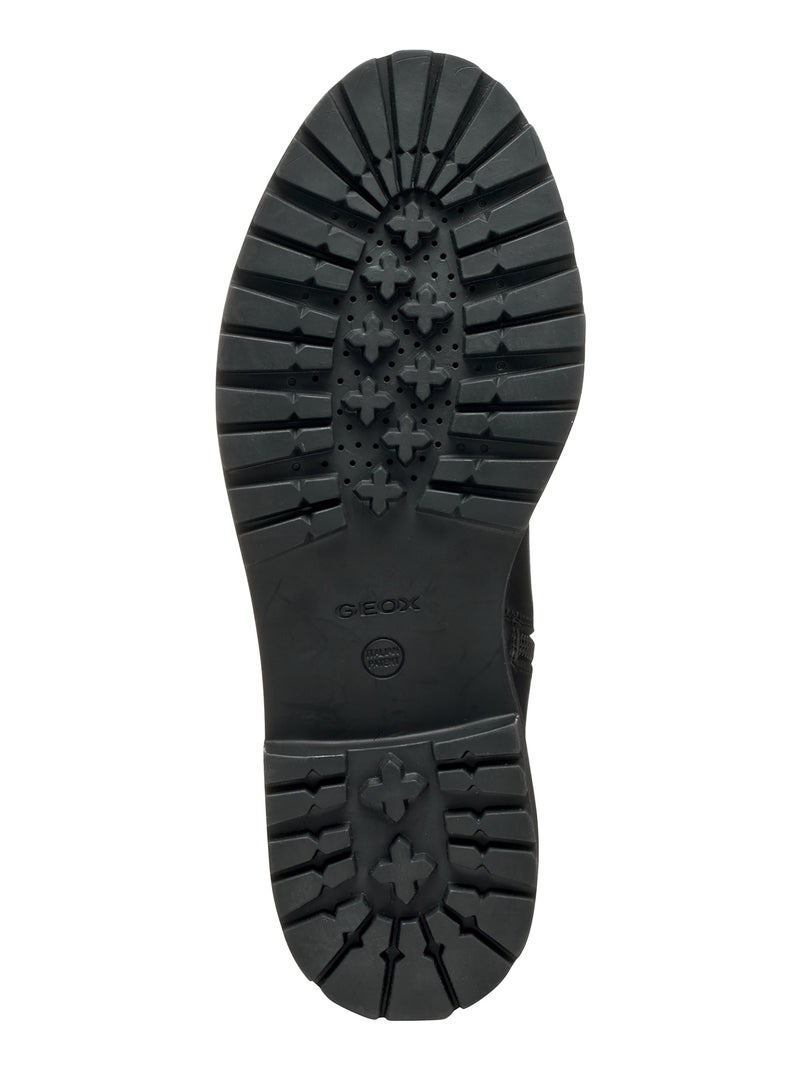 Bottines Cuir Geox Iridea Noir - Kiabi
