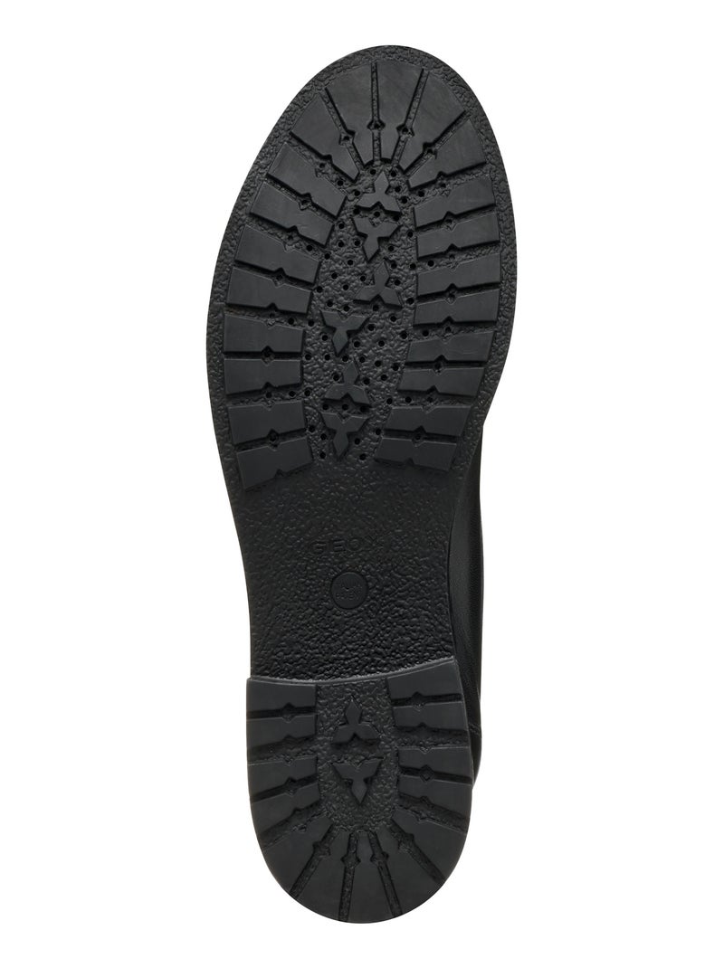 Bottines Cuir Geox Rawelle Noir - Kiabi