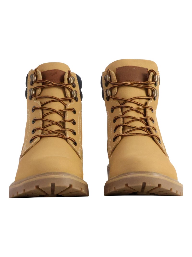 Bottines Cuir Kaporal Sergio Marron - Kiabi