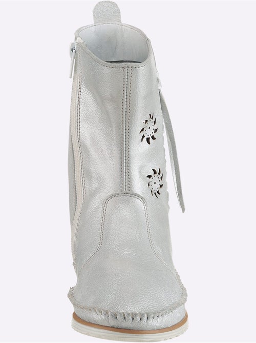 Bottines Cuir Nappa De Vache - Taille Standard - helline - Kiabi