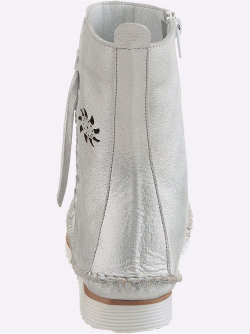 Bottines Cuir Nappa De Vache - Taille Standard - helline - Kiabi