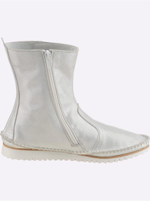 Bottines Cuir Nappa De Vache - Taille Standard - helline - Kiabi