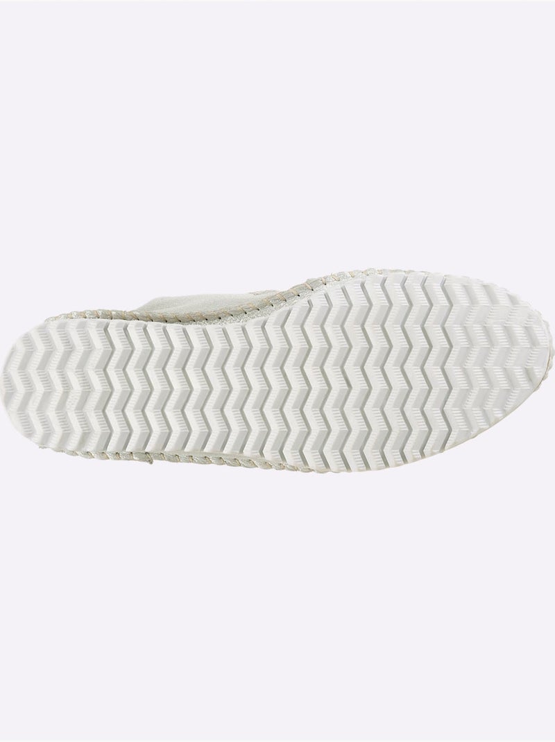 Bottines Cuir Nappa De Vache - Taille Standard - Helline Argent - Kiabi