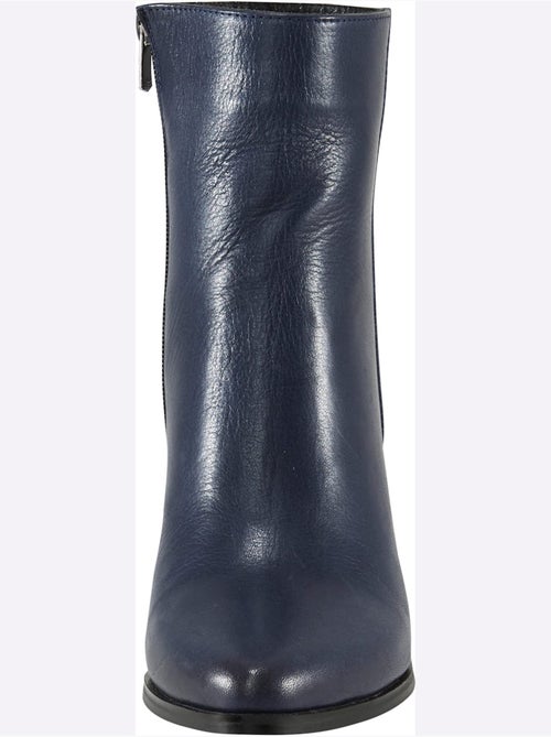 Bottines Cuir Nappa De Vache - Taille Standard - helline - Kiabi
