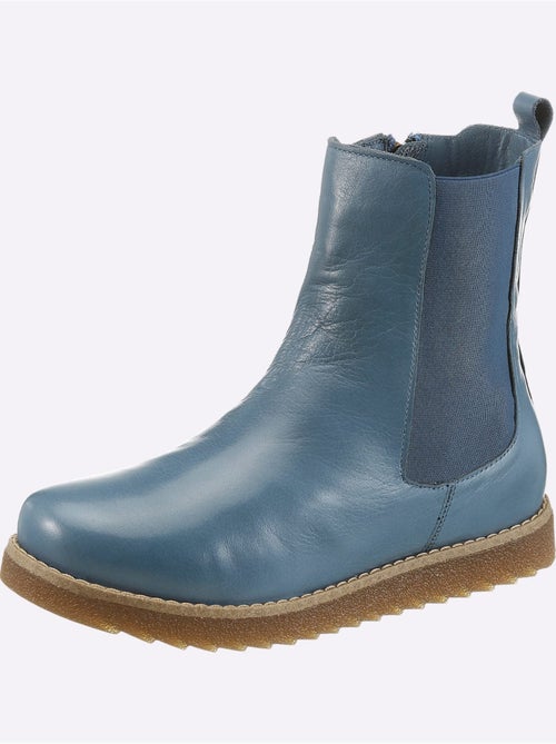 Bottines Cuir Nappa De Vache - Taille Standard - Helline - Kiabi Bottines Cuir Nappa De Vache - Taille Standard - Helline - Kiabi