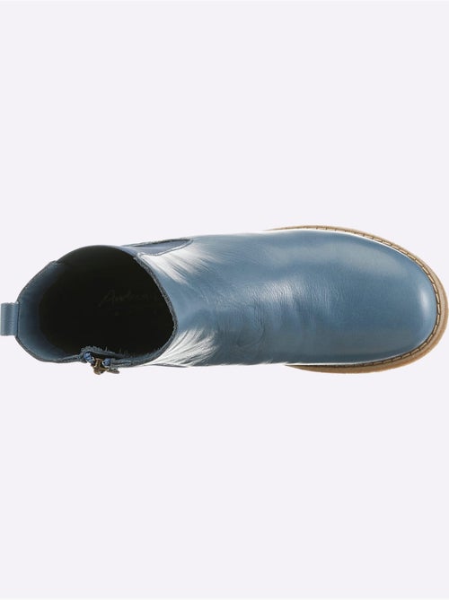 Bottines Cuir Nappa De Vache - Taille Standard - Helline - Kiabi Bottines Cuir Nappa De Vache - Taille Standard - Helline - Kiabi