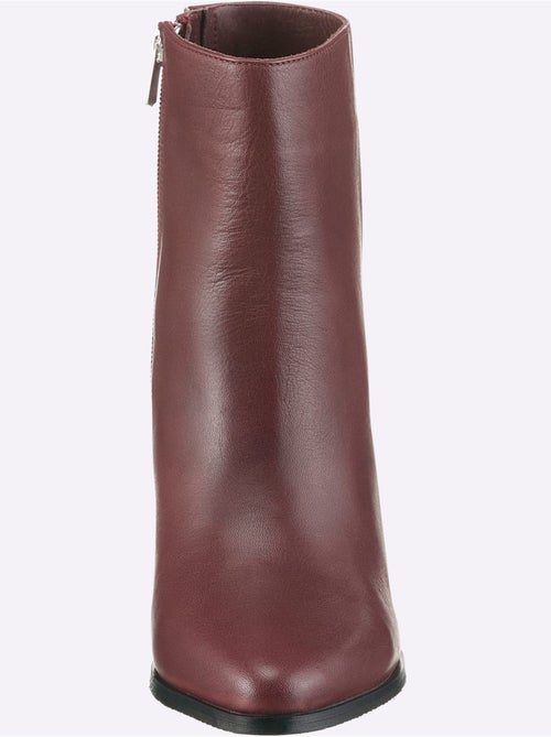 Bottines Cuir Nappa De Vache - Taille Standard - helline - Kiabi