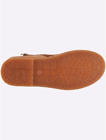 Bottines Cuir Nappa De Vache - Taille Standard - Helline