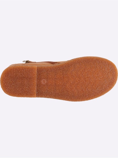 Bottines Cuir Nappa De Vache - Taille Standard - Helline - Kiabi Bottines Cuir Nappa De Vache - Taille Standard - Helline - Kiabi