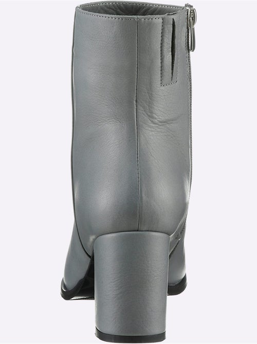 Bottines Cuir Nappa De Vache - Taille Standard - helline - Kiabi