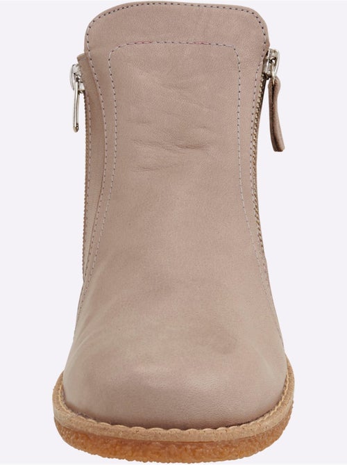 Bottines Cuir Nappa De Vache - Taille Standard - Helline - Kiabi Bottines Cuir Nappa De Vache - Taille Standard - Helline - Kiabi
