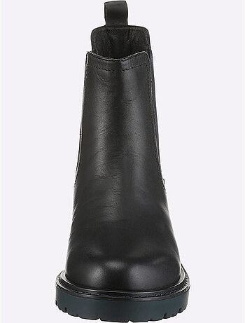 Bottines Cuir Nappa De Vache - Taille Standard - Helline
