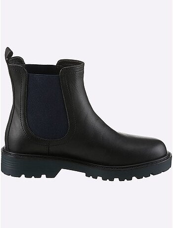 Bottines Cuir Nappa De Vache - Taille Standard - Helline