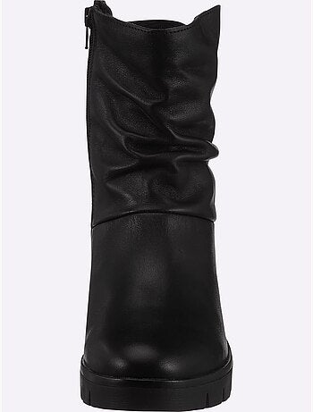 Bottines cuir nappa de vache - taille standard - helline