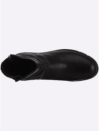 Bottines cuir nappa de vache - taille standard - helline