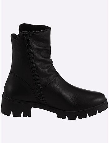 Bottines cuir nappa de vache - taille standard - helline