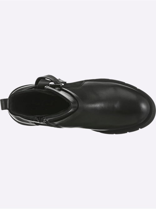 Bottines Cuir Nappa De Vache - Taille Standard - Helline - Kiabi Bottines Cuir Nappa De Vache - Taille Standard - Helline - Kiabi