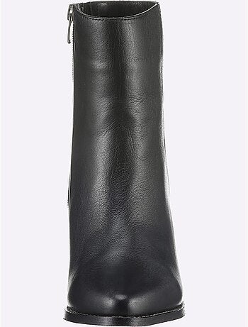 Bottines Cuir Nappa De Vache - Taille Standard - Helline