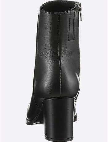 Bottines Cuir Nappa De Vache - Taille Standard - Helline