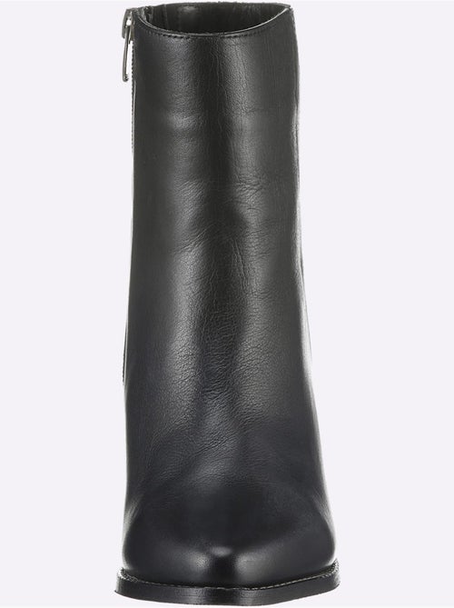 Bottines Cuir Nappa De Vache - Taille Standard - helline - Kiabi