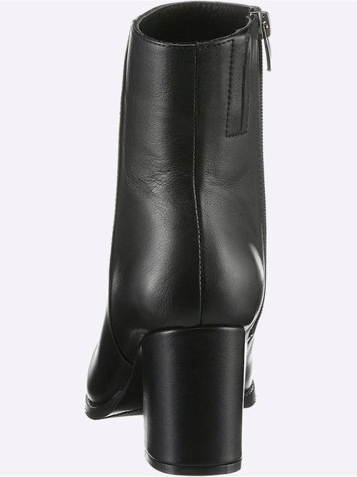 Bottines Cuir Nappa De Vache - Taille Standard - helline - Kiabi