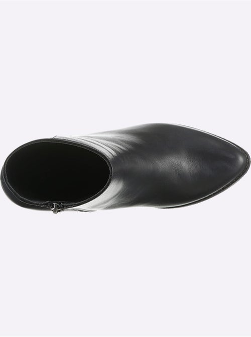 Bottines Cuir Nappa De Vache - Taille Standard - helline - Kiabi