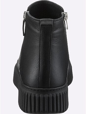 Bottines Cuir Nappa De Vache - Taille Standard - Helline