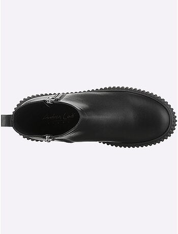Bottines Cuir Nappa De Vache - Taille Standard - Helline