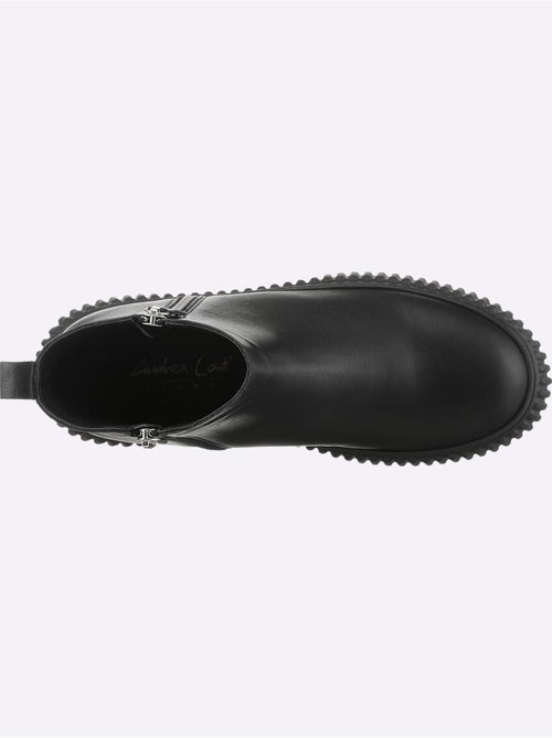 Bottines Cuir Nappa De Vache - Taille Standard - helline - Kiabi