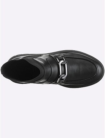 Bottines Cuir Nappa De Vache - Taille Standard - Helline