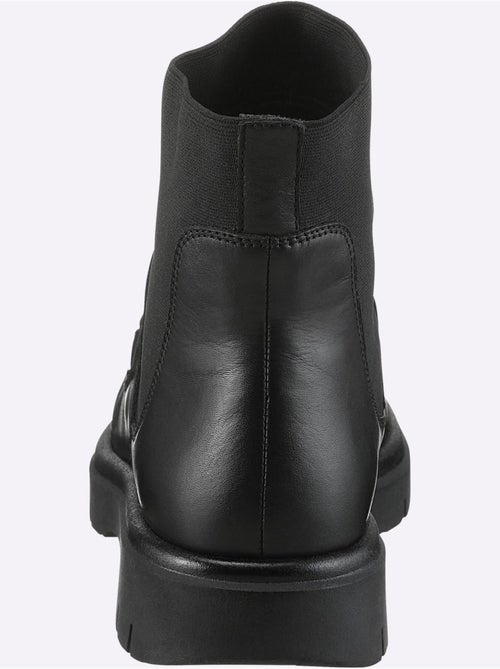 Bottines Cuir Nappa De Vache - Taille Standard - helline - Kiabi