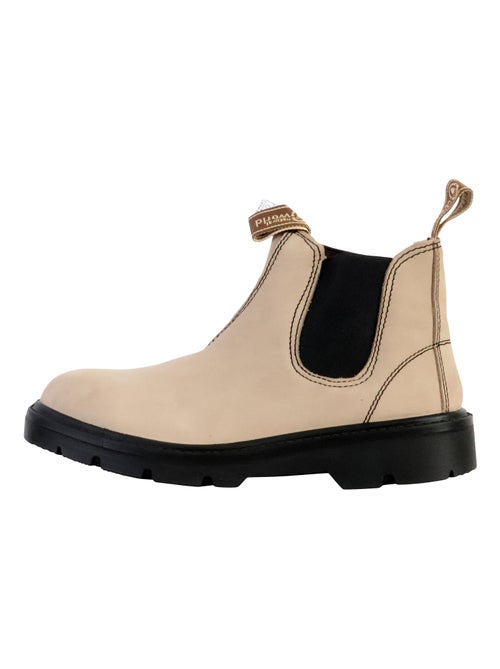Bottines Cuir Natural World - Kiabi