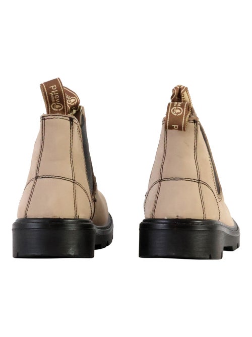 Bottines Cuir Natural World - Kiabi