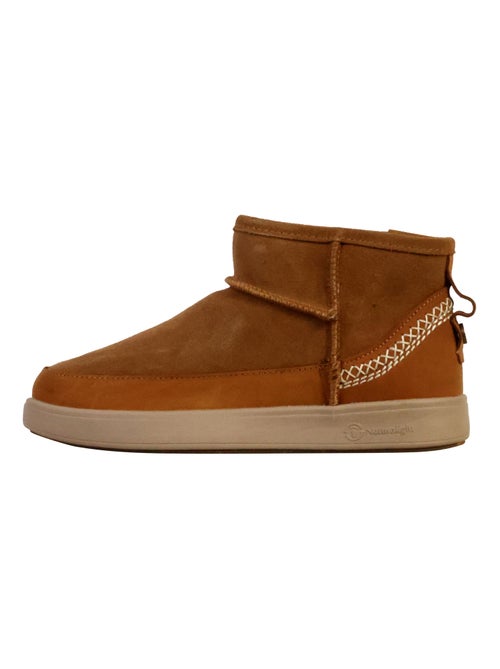 Bottines Cuir Natural World - Kiabi