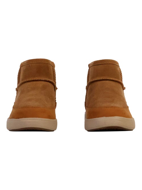 Bottines Cuir Natural World - Kiabi