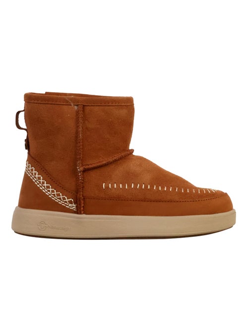 Bottines Cuir Natural World - Kiabi