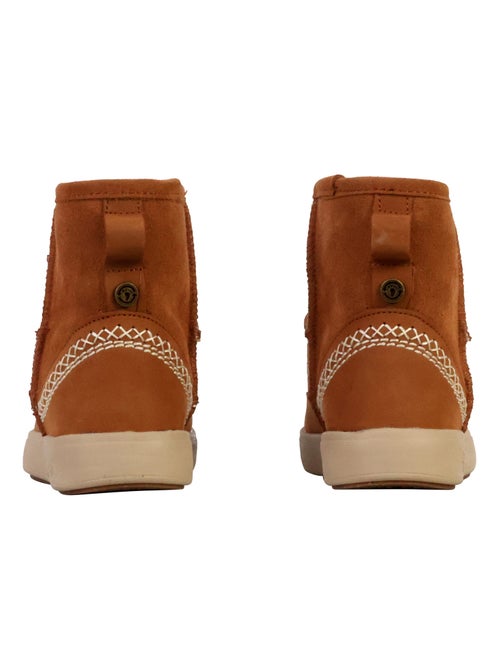 Bottines Cuir Natural World - Kiabi