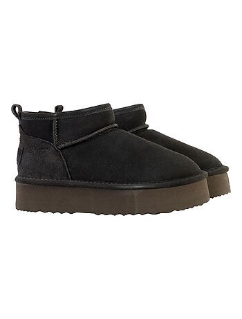 Bottines Cuir Natural World