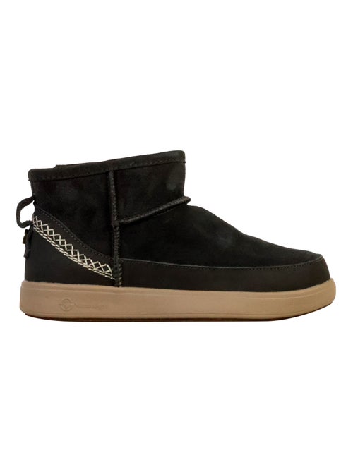 Bottines Cuir Natural World - Kiabi