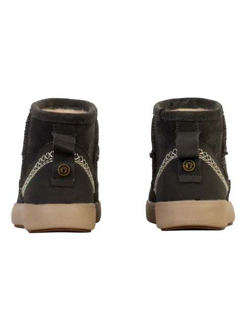 Bottines Cuir Natural World - Kiabi
