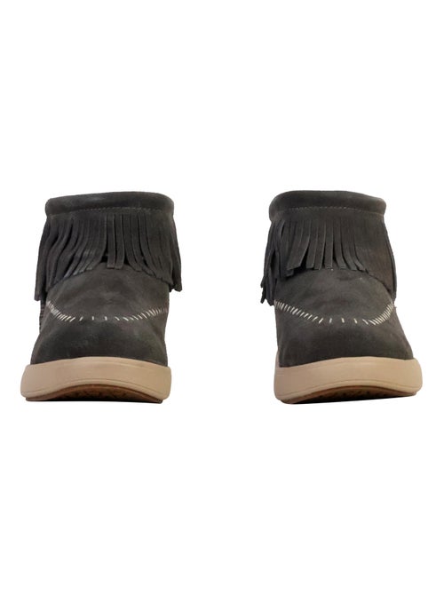 Bottines Cuir Natural World - Kiabi