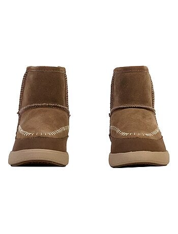Bottines Cuir Natural World