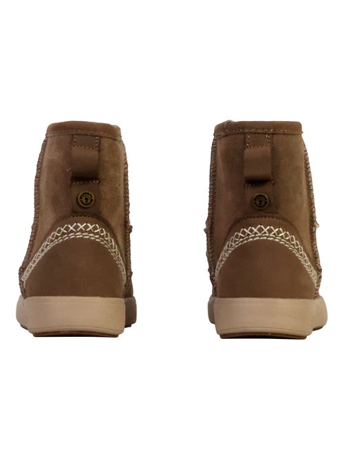 Bottines Cuir Natural World - Kiabi